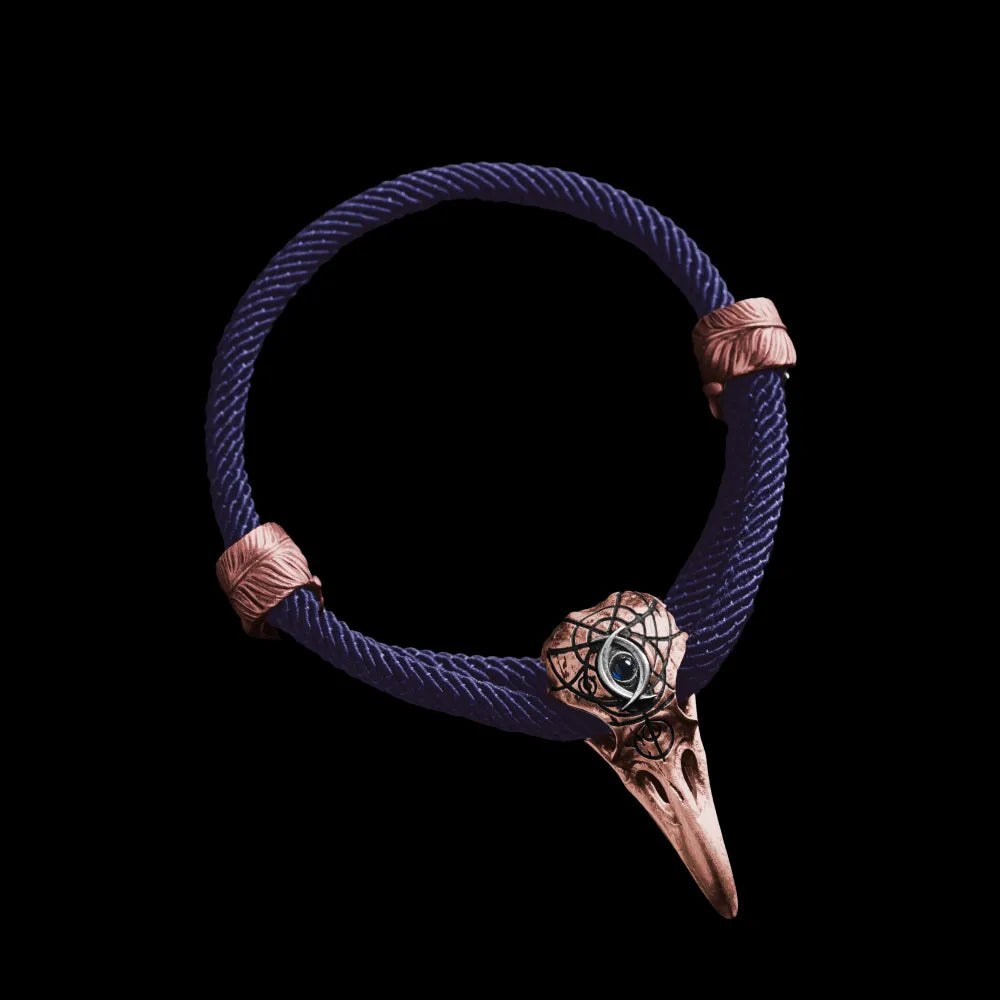 Three-Eyed Raven Rope Bracelet