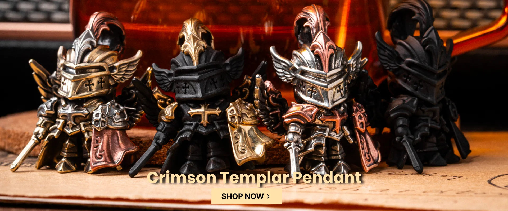 Crimson Templar Pendant