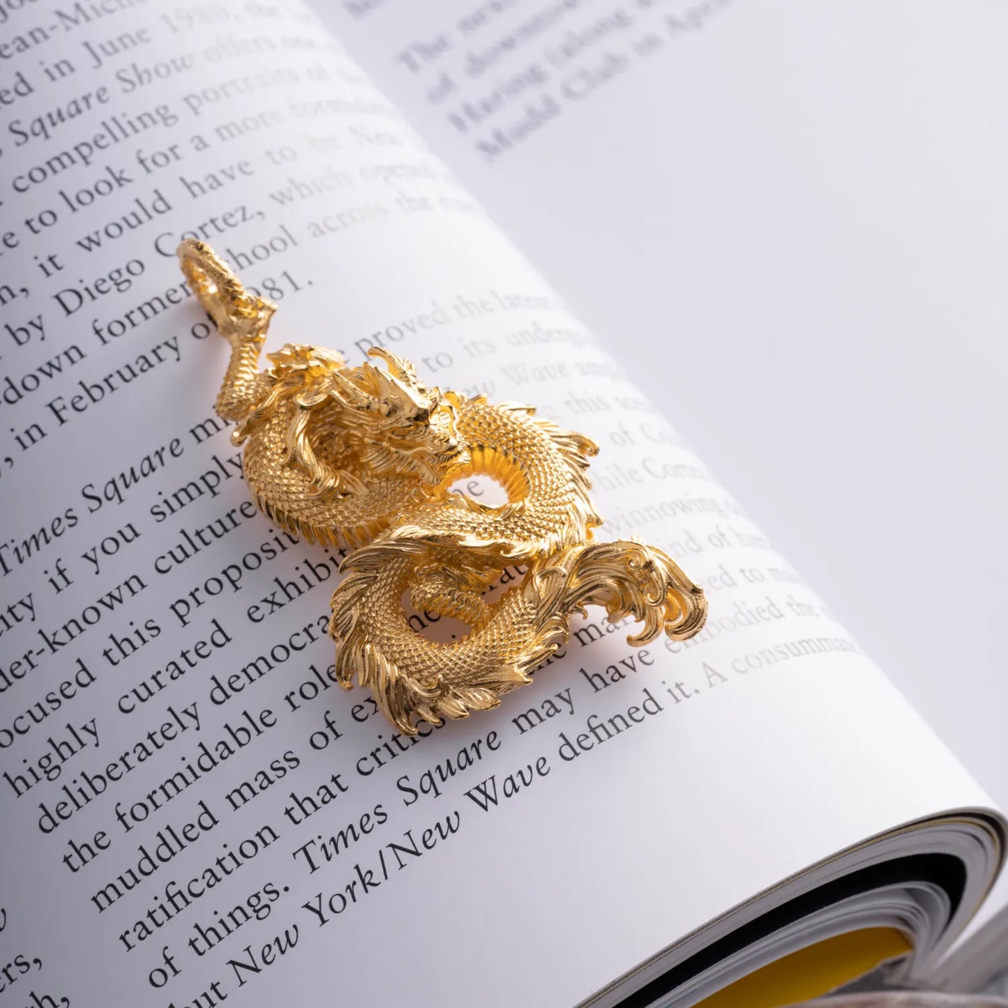 Customized 24K Gold Dragon Pendant Details 05