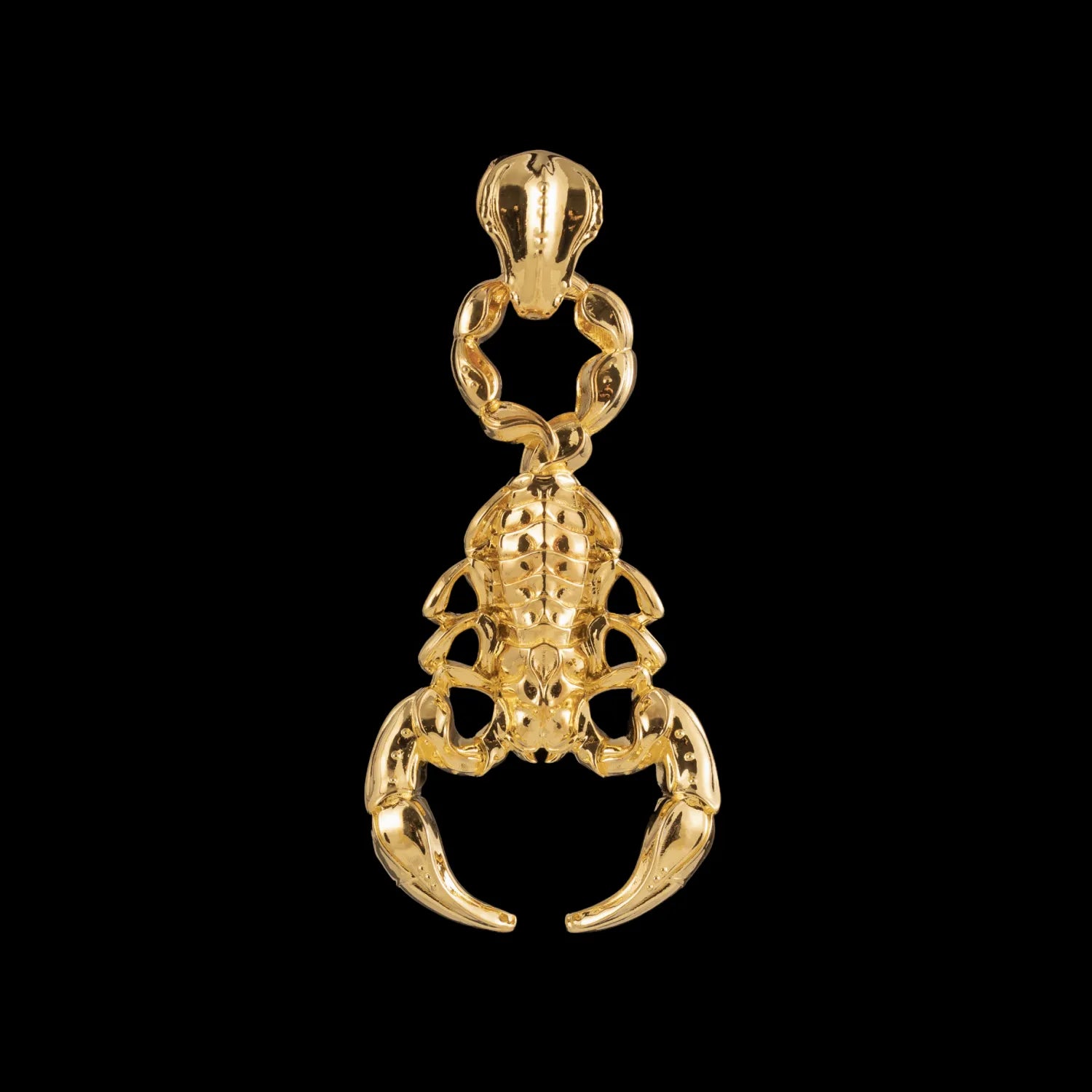 Customized 14K Gold Scorpion Pendant