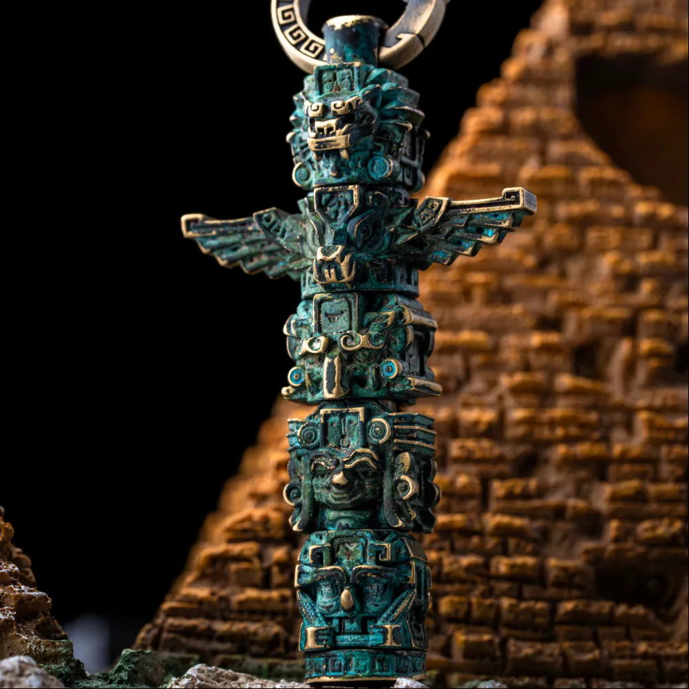 Mayan Totem Pendant