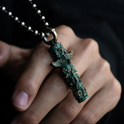 Mayan Totem Pendant