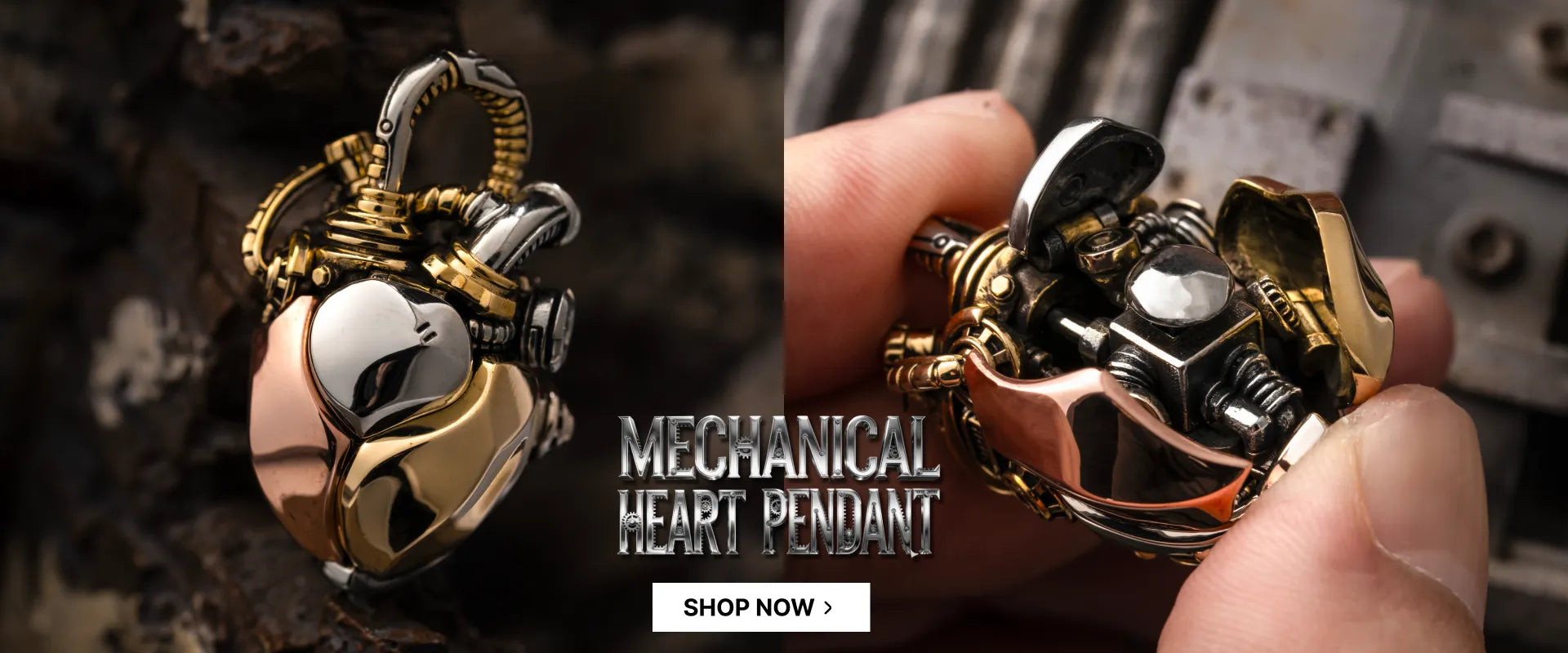 Mechanical Heart Pendant