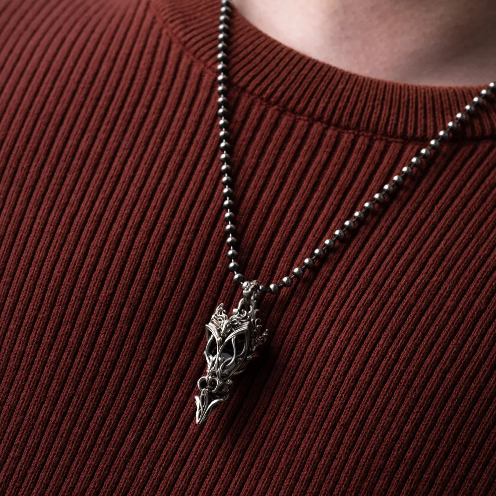 Customized OX.Silver Pendulum Pendant details 03