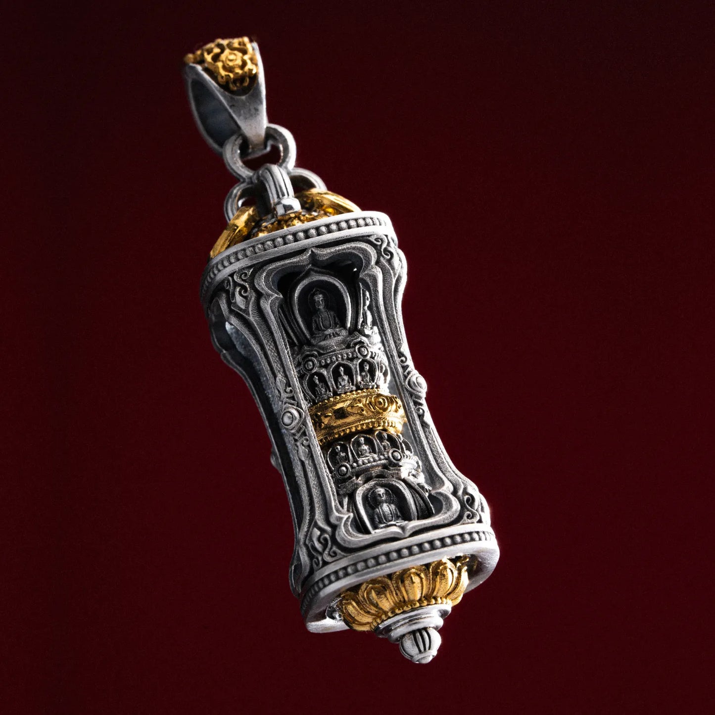 Rotatable Buddha Pendant