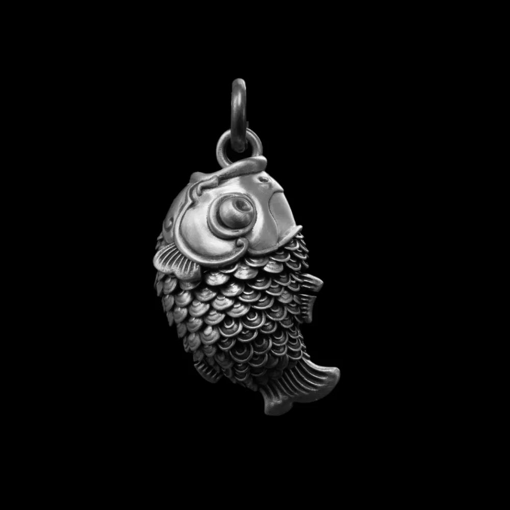 Handcrafted Koi Fish Pendant With Moving Design Lucky Jewelry handcrafted-koi-fish-pendant-with-moving-design-lucky-jewelry
