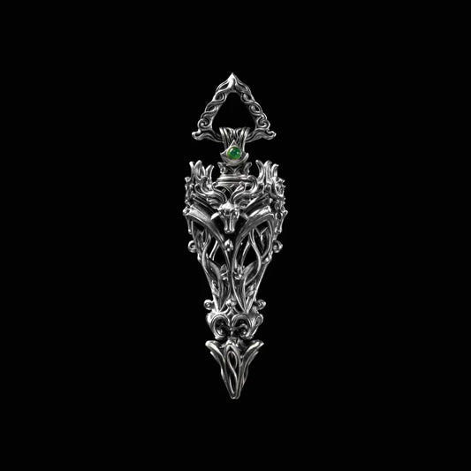 Customized Ox.Silver Pendulum Pendant