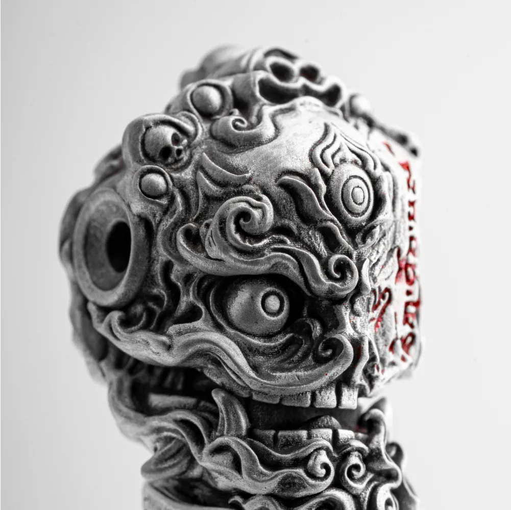 Customized Ox.Silver Citipati Three Way Bead Details 03