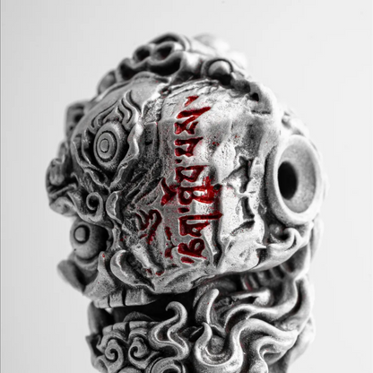 Customized Ox.Silver Citipati Three Way Bead Details 04