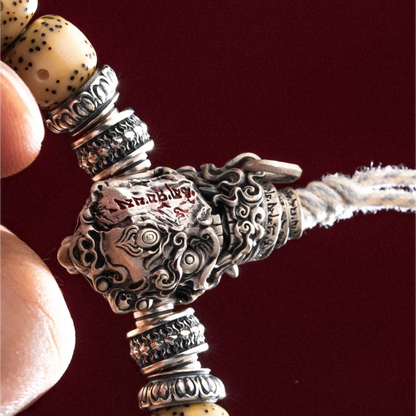 Customized Ox.Silver Citipati Three Way Bead Details 06
