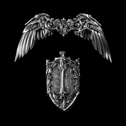 Customized Ox.Silver Vowkeeper Shield Option 02