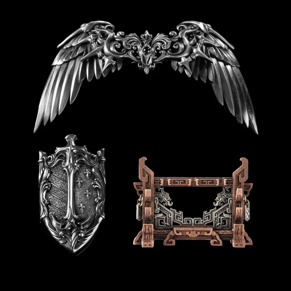 Customized Ox.Silver Vowkeeper Shield Option 03