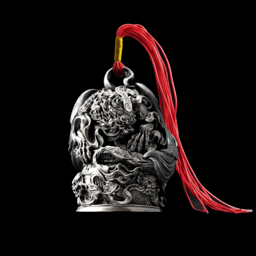 Customized Ox.Silver With Silver PiXiu Bell Option 01