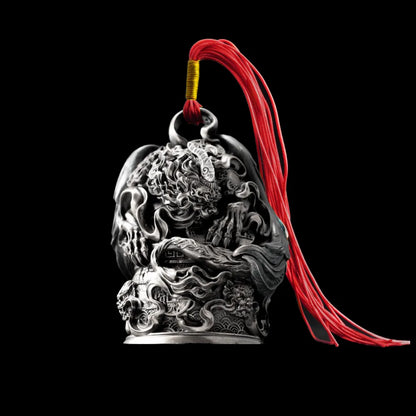 Customized Ox.Silver With Silver PiXiu Bell Option 01