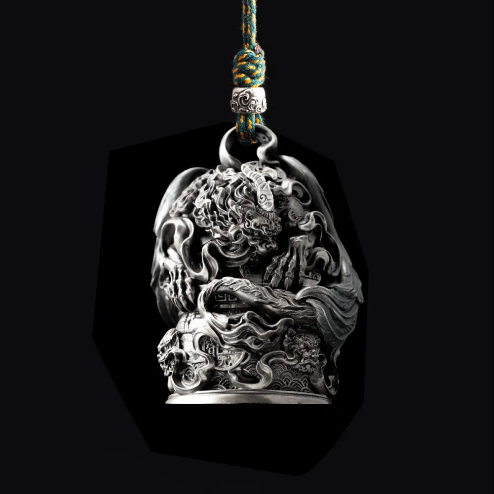 Customized Ox.Silver With Silver PiXiu Bell Option 03