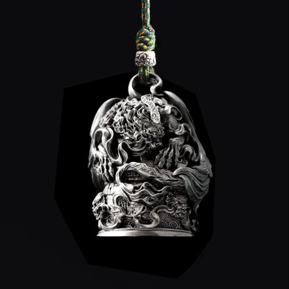 Customized Ox.Silver With Silver PiXiu Bell Option 03