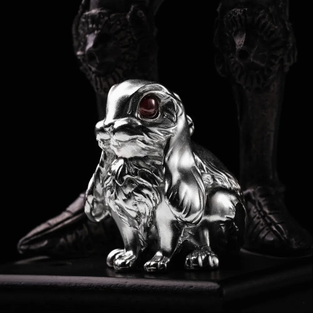 Customized Silver Bunny Bell Details 05