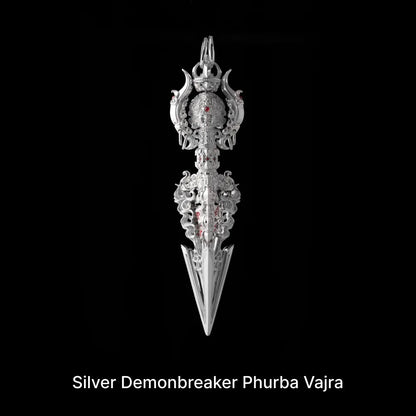 Customized Silver Demonbreaker Phurba Vajra Details 05