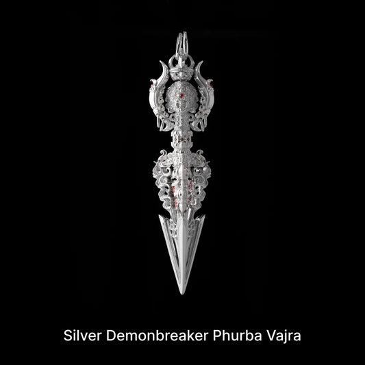 Customized Silver Demonbreaker Phurba Vajra Details 05