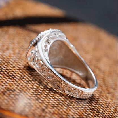 Medusa Signet Ring