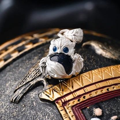 Customized Silver Mini Griffin Pendant Details 03