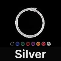 Ouroboros Bracelet Silver & Gemstone