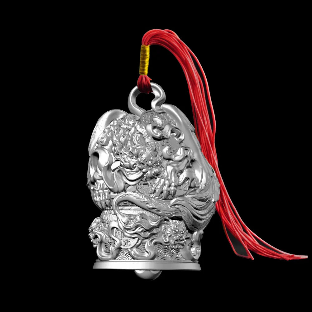 Customized Silver PiXiu Bell Option 01