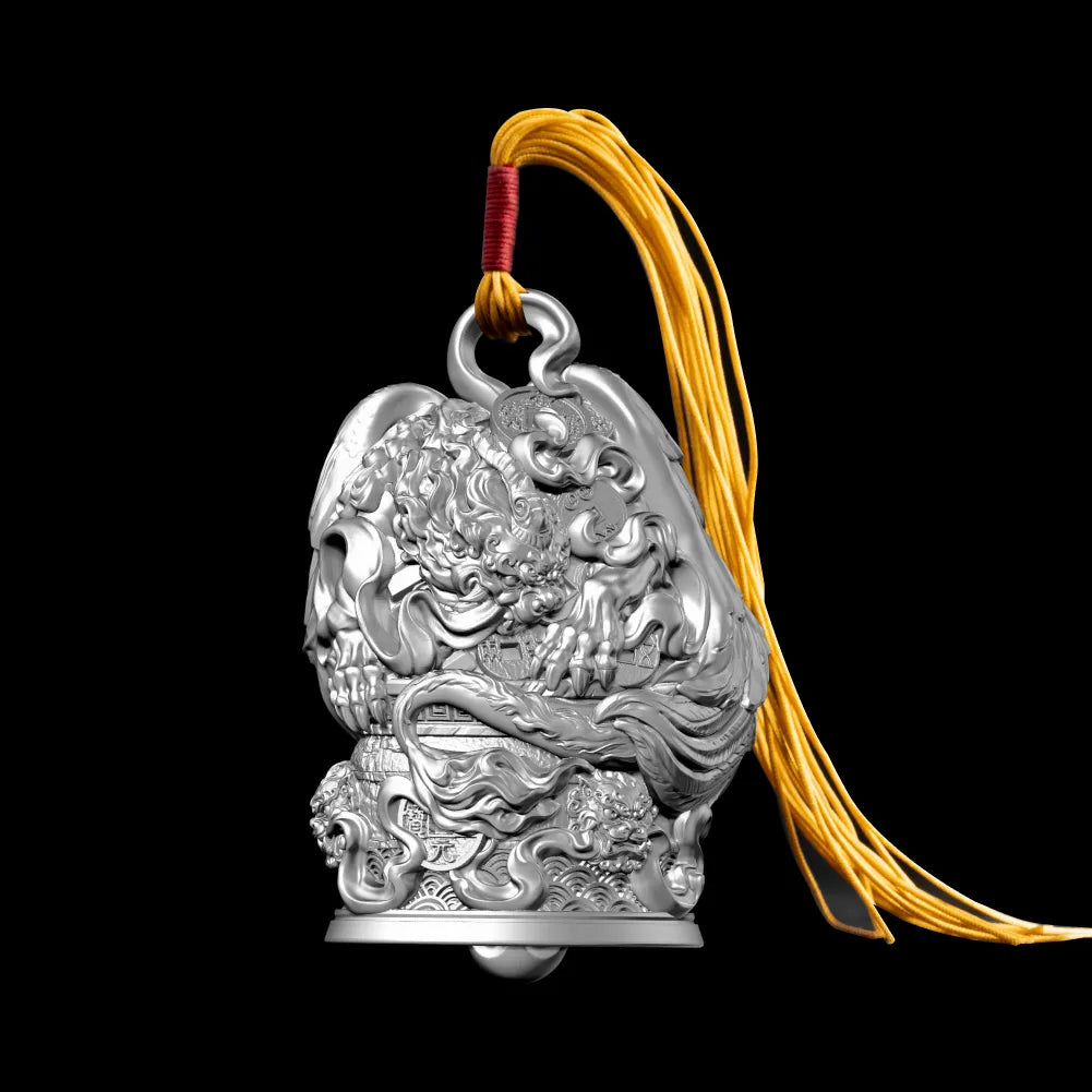 Customized Silver PiXiu Bell Option 02