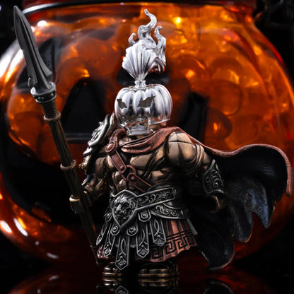 Customized Silver Pumpkin Head Details 04