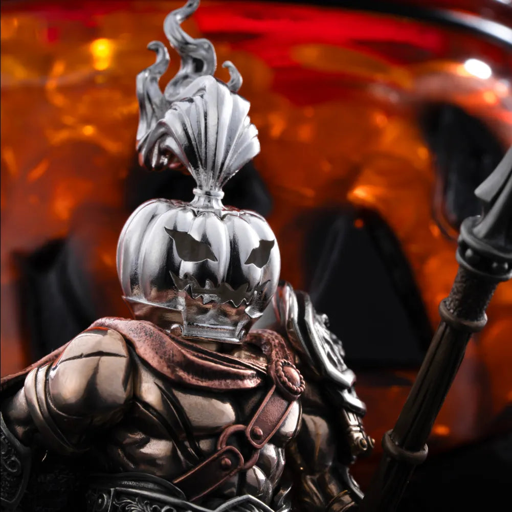 Customized Silver Pumpkin Head Details 05