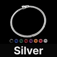 Ouroboros Bracelet 2.0 Oxidized Silver, Silver, Gemstone