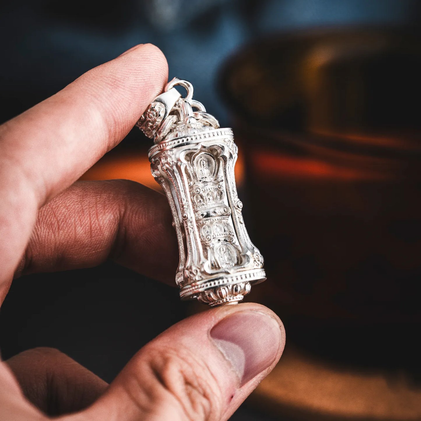 Rotatable Buddha Pendant