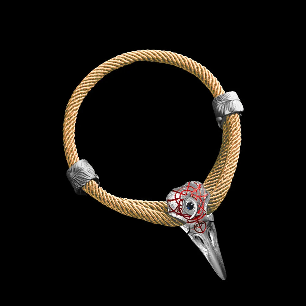 Three-Eyed Raven Rope Bracelet