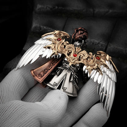 Customized Silver With 14K Gold Heaven_s Mantle Details 07