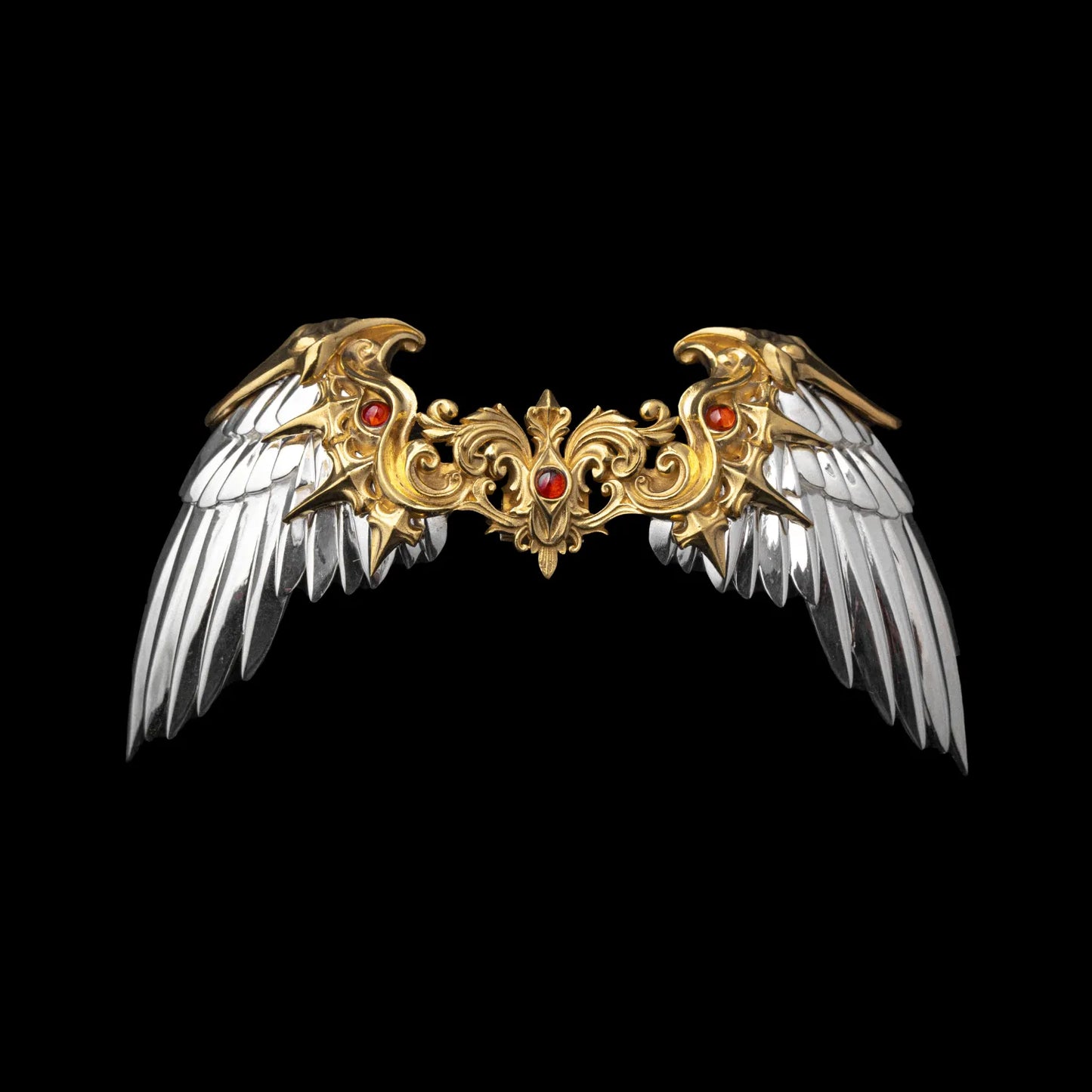 Customized Silver With 24K Gold Heaven_s Mantle Details 01