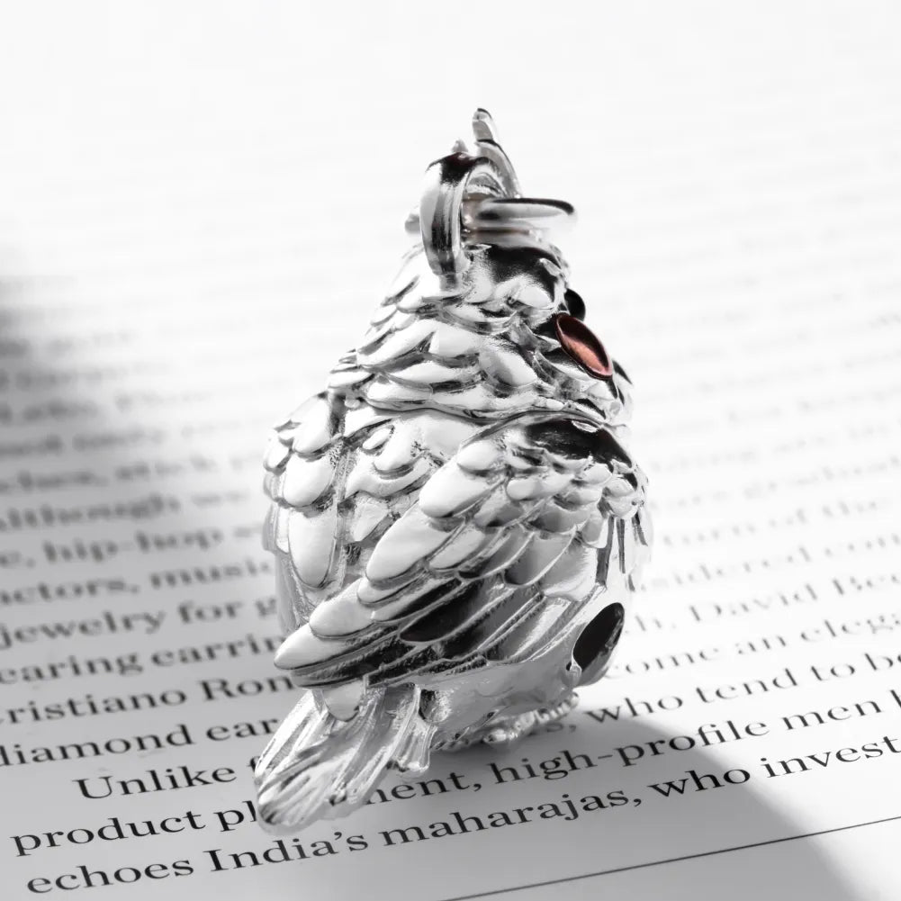 Customized Silver With Copper Cockatiel Bell Details 04