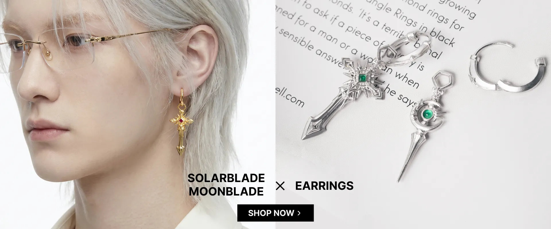 Solarblade & Moonblade Earrings