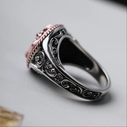 Medusa Signet Ring