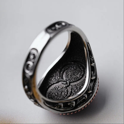 Medusa Signet Ring