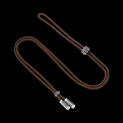 Coffee Pushou Rope Necklace