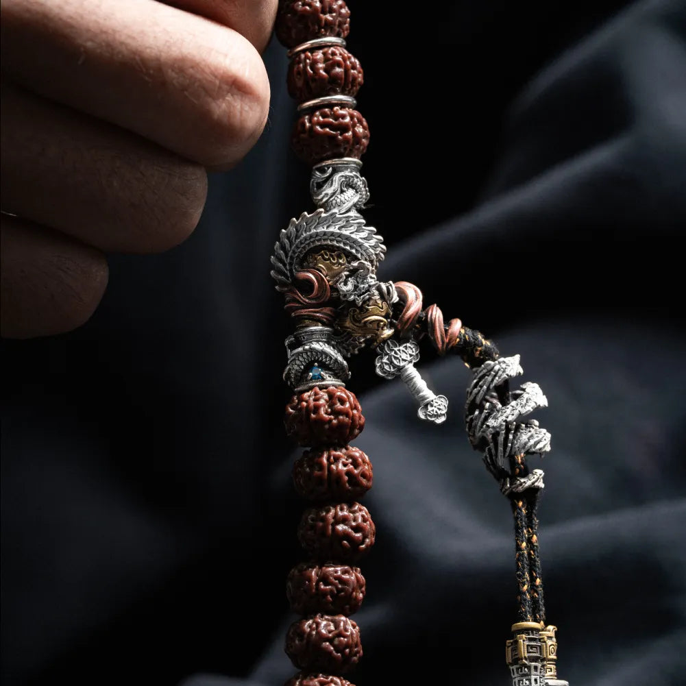 Dragon Spine Blade Gourd Three-way Bead Details 03