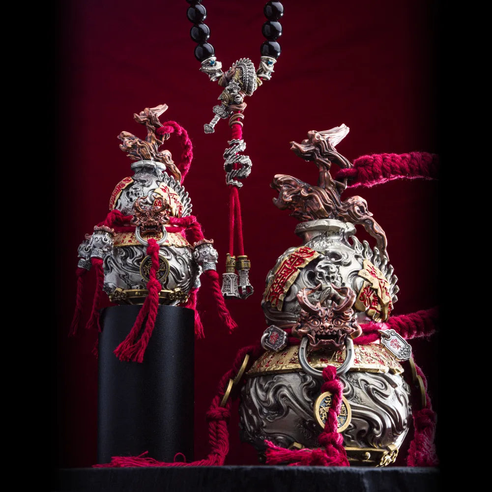 Dragon Spine Blade Gourd Three-way Bead Details 10