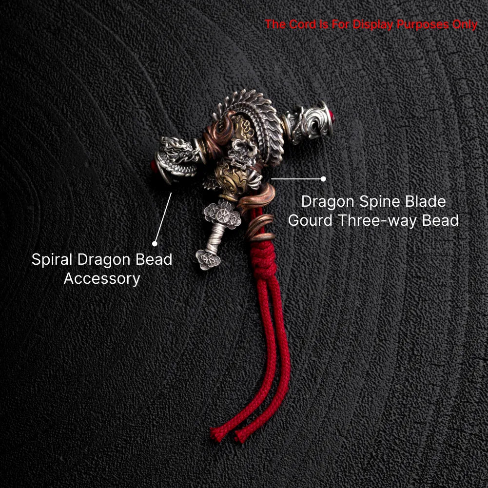 Dragon Spine Blade Gourd Three-way Bead SKU 02