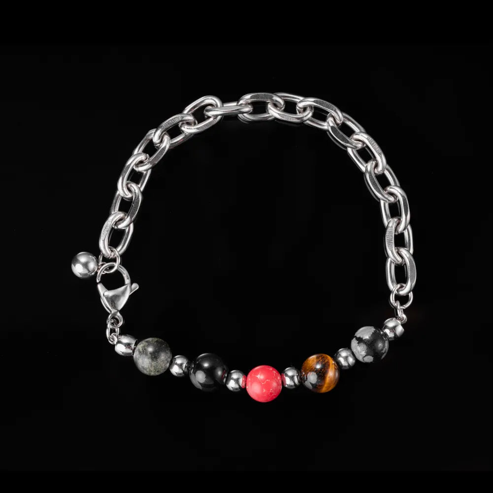 Multicolor Elemental Gem Chain Bracelet Gift Idea – COPPERTIST.WU