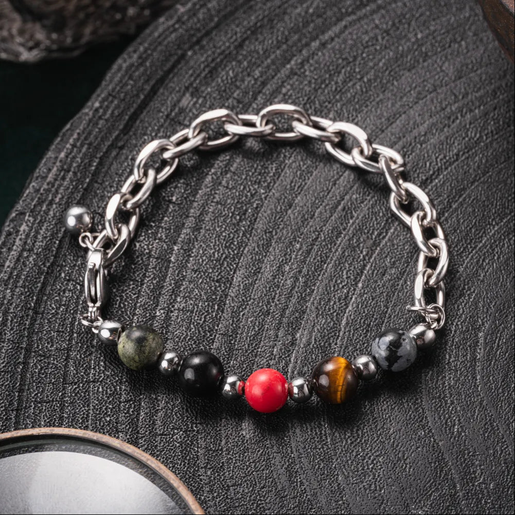 Elemental Chain Bead Bracelet Details 02
