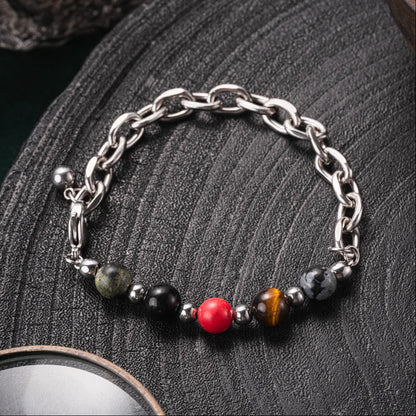 Elemental Chain Bead Bracelet Details 02