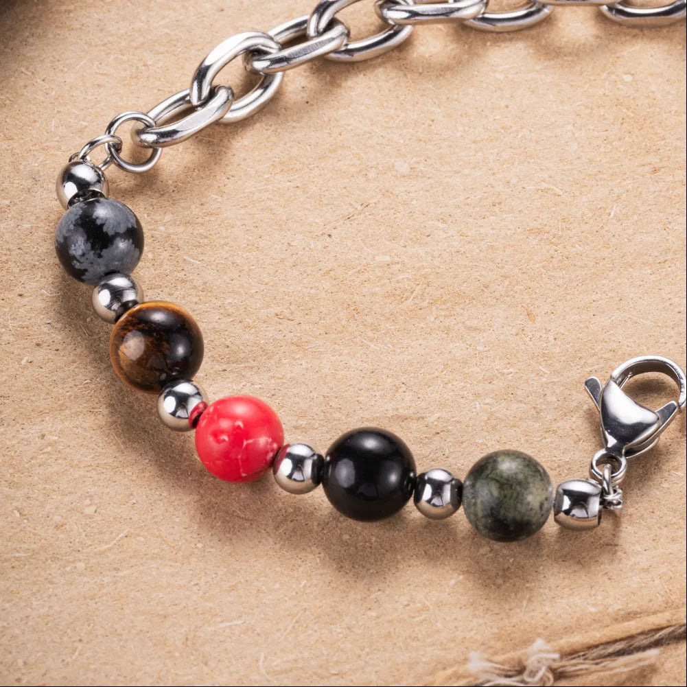 Elemental Chain Bead Bracelet Details 04