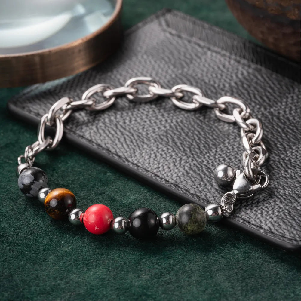 Elemental Chain Bead Bracelet Details 05