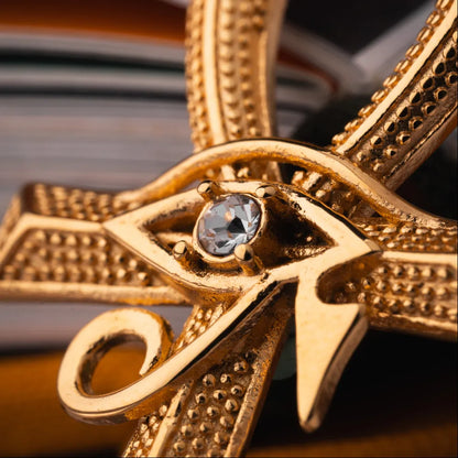 Eye of Horus Ankh Pendant Details 04
