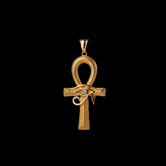 Eye of Horus Ankh Pendant Details 08